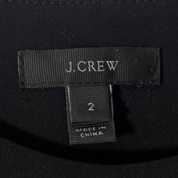 J. Crew Short Sleeve Wide Leg Cross Back Jumpsuit Size 2 - Picture 6 of 6